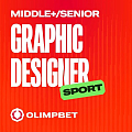 БК Олимп ищет графического дизайнера (Middle+/Senior)